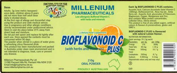 Millenium Bioflavonoid C Plus
